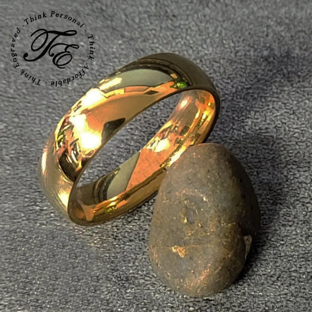 Men's Gold Promise Ring -  Guys Promise Ring - Promise Ring For Guys